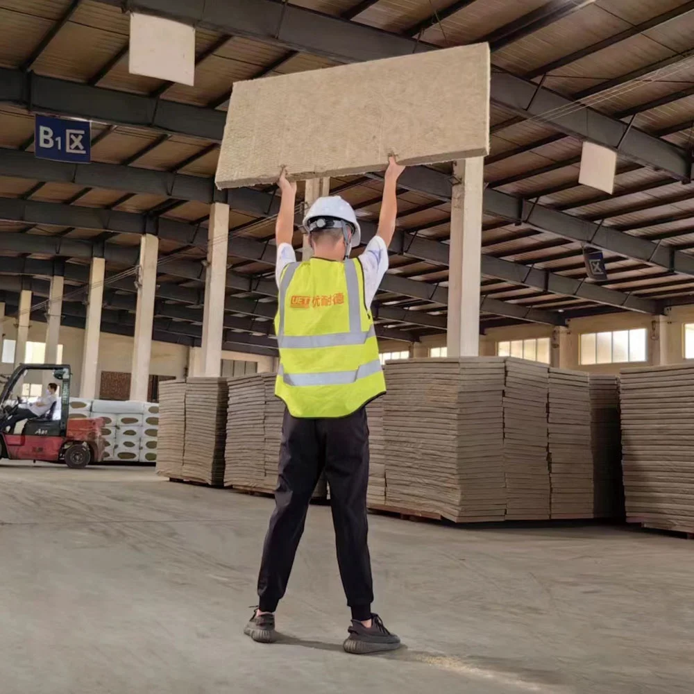 Good quality fireproof and waterproof  mineral fiber rock wool manufacture in china 50mm-200mm thick bare rock wool boards