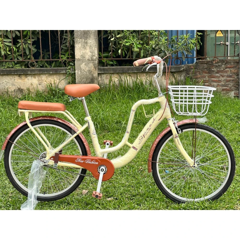 Good Price 24-26 Inch Single Speed Ladies City Bike with Steel Fork Popular Style Direct from Vietnam Factory