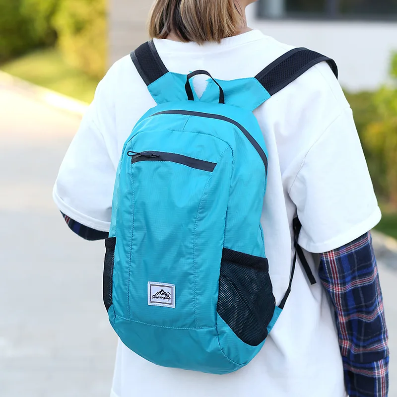 Outdoor Ultra Light Travel Portable Folding Backpack Waterproof Mountaineering Leisure Sports Backpack Climbing Bag
