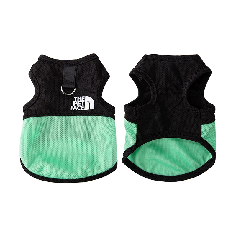 Fast Shipping Wholesale Manufacturer Large Breed Pet Apparel Cotton Luxury Summer Breathable Dog Vest Clothes