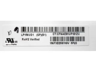 15.6 Inch Slim 40Pin IPS LP156UD1-SPB1 3840x2160 UHD Laptop Display LCD Screen