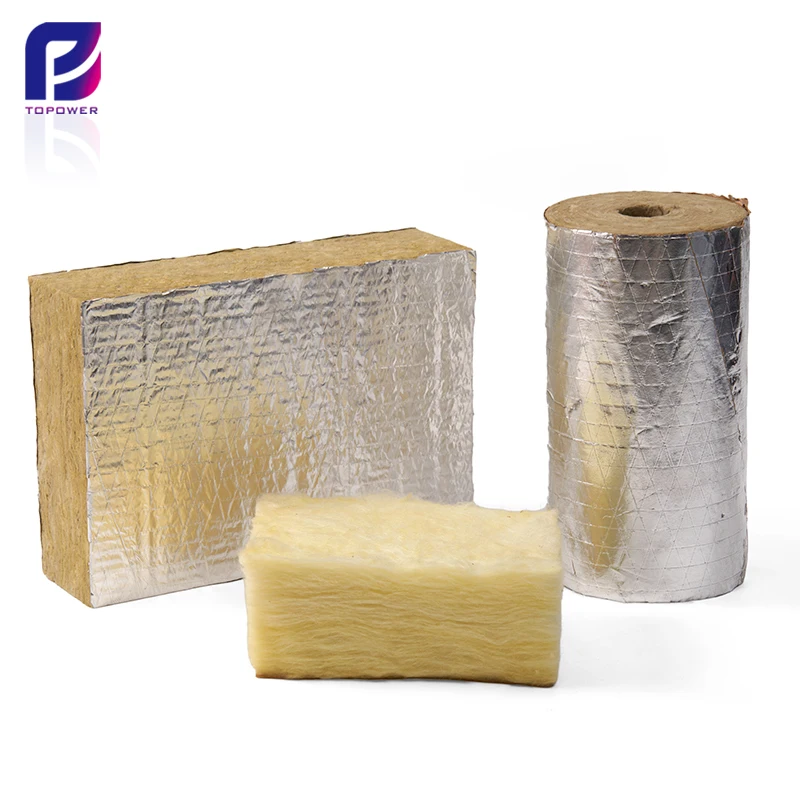 High density fire-resistant wool 50mm refrigerator roof rock wool roll thermal insulation rock wool blanket price