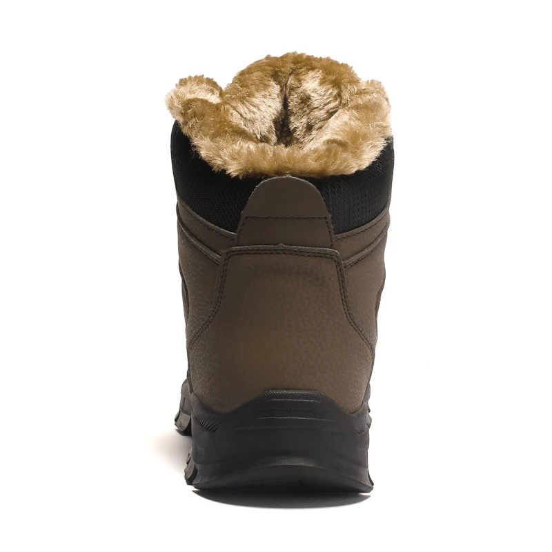 New Invention 2019 Anti Slip Hiking Men Winter Shoes Boots For Men Leather
