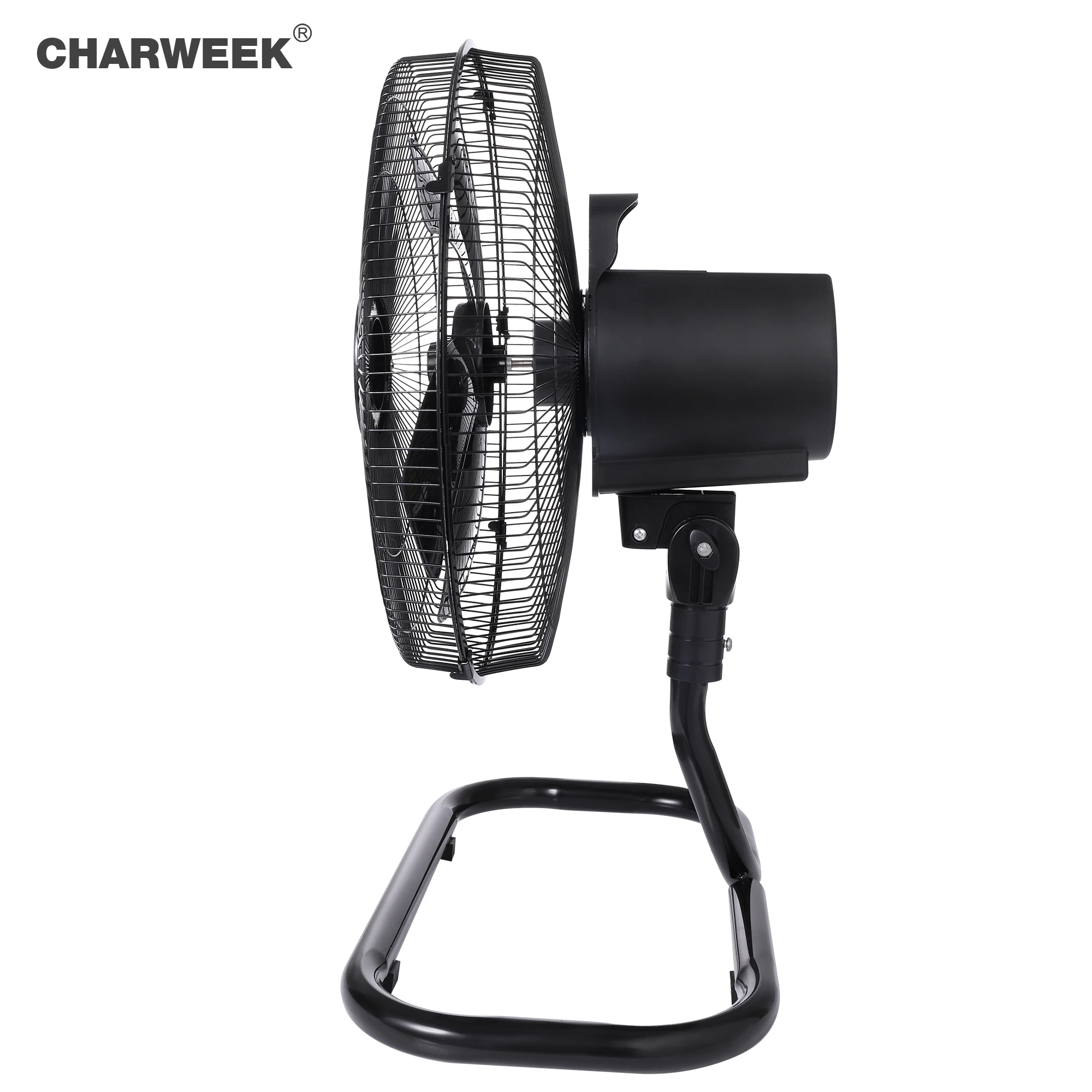 Home appliance 14inch home use mobile easy control big wind lithium battery rechargeable solar powered ventilation fan