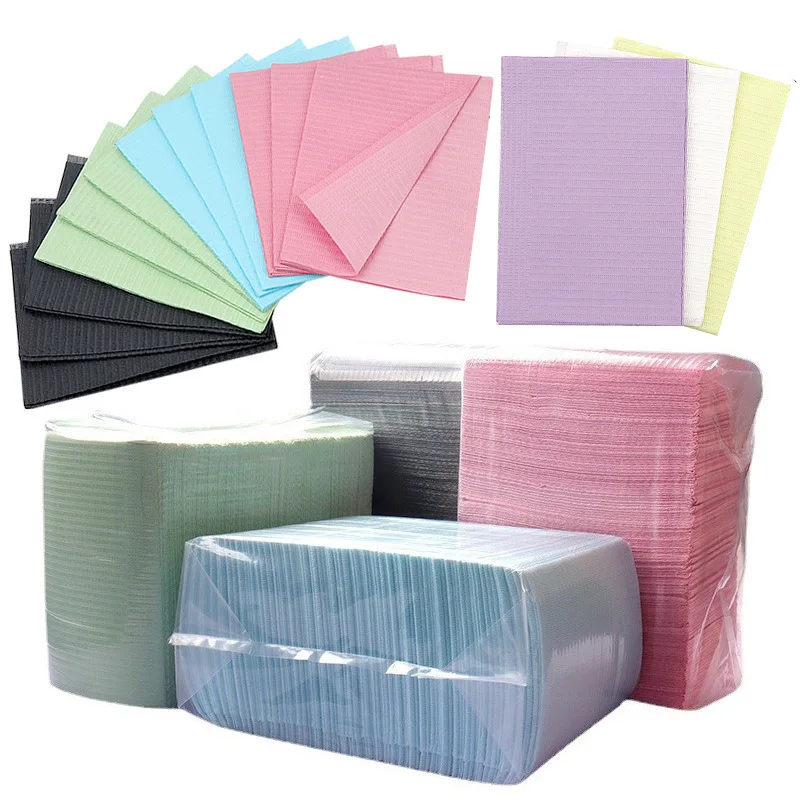 Disposable Waterproof Nail Art Paper Pads 125pcs Nail Art Table Mat For Nail Salon