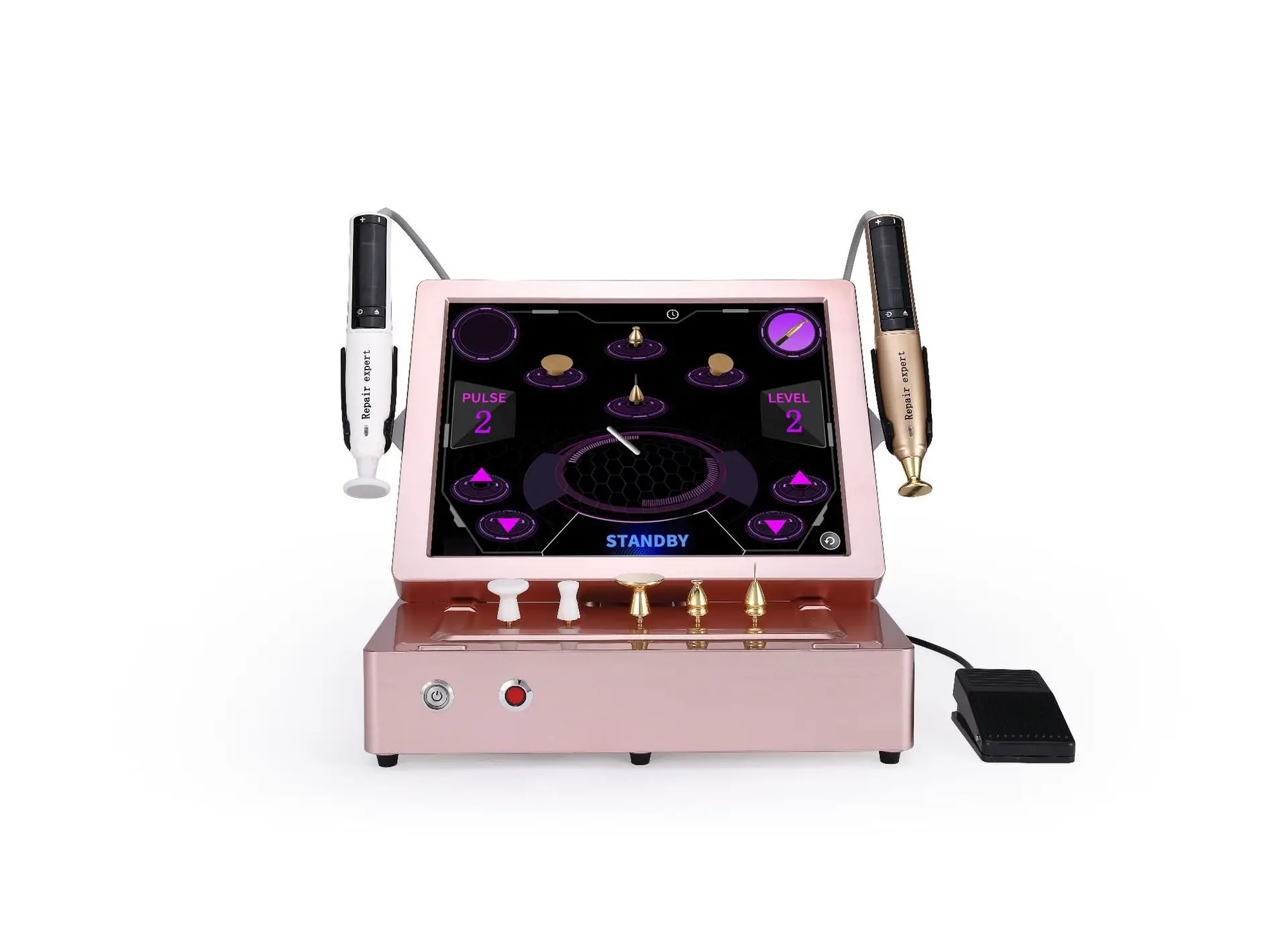 2024 Newest High Frequency 2 In 1 Pen For Skin Tightening Spot Removal Pen For Spa Home Use