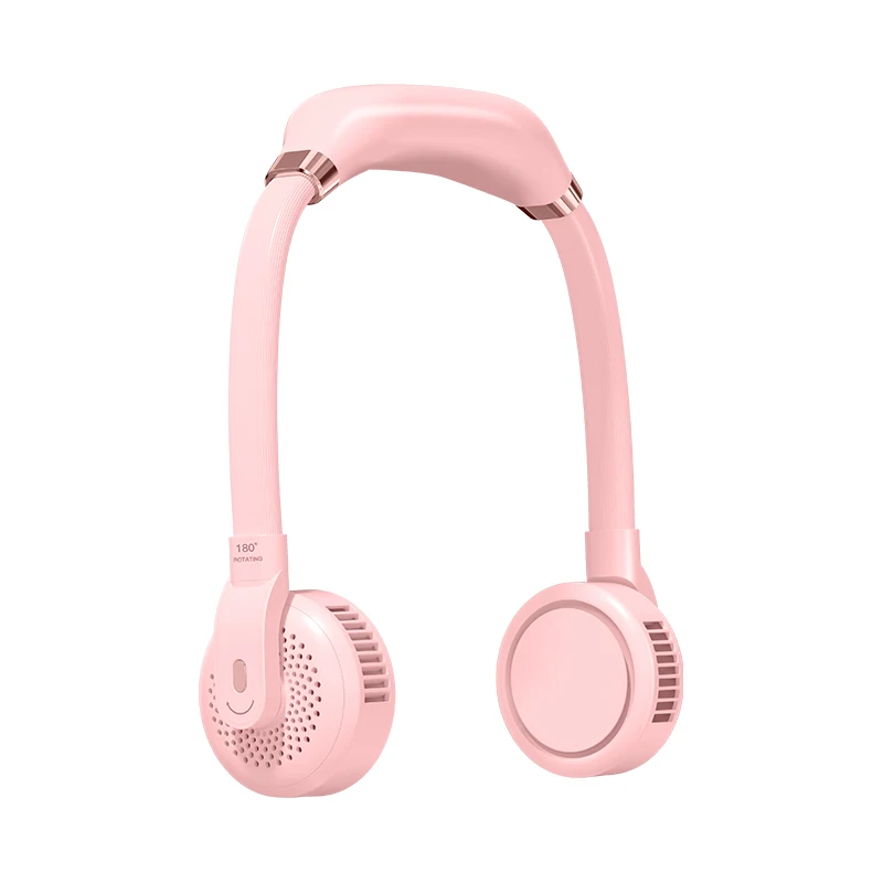 New design hanging portable neck fan rechargeable for working and shopping