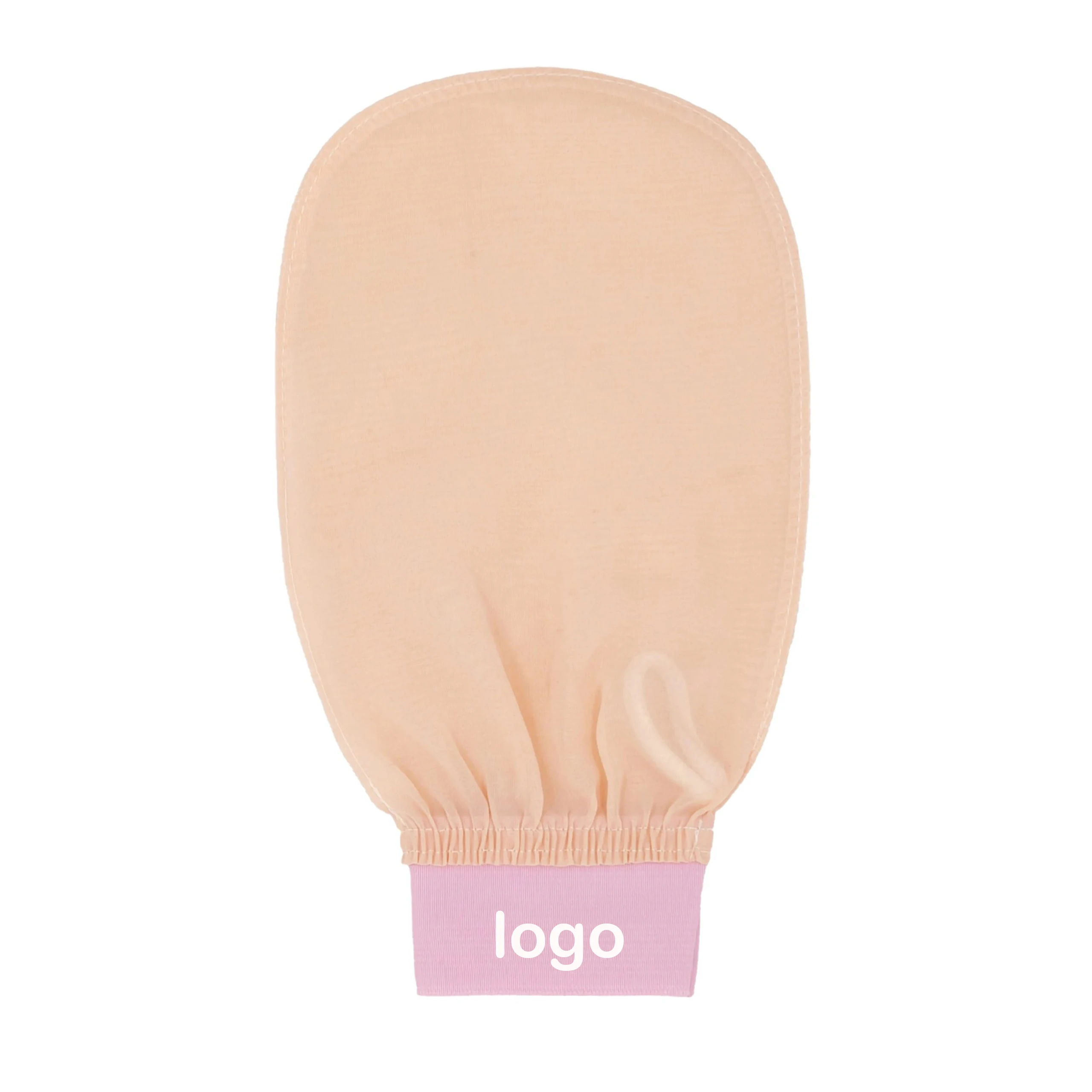 Natural Soft Turkish Face Body Mitt Bath Washing Scrub Exfoliation gloves Raw Turkey silk Exfoliating glove Bath Sets