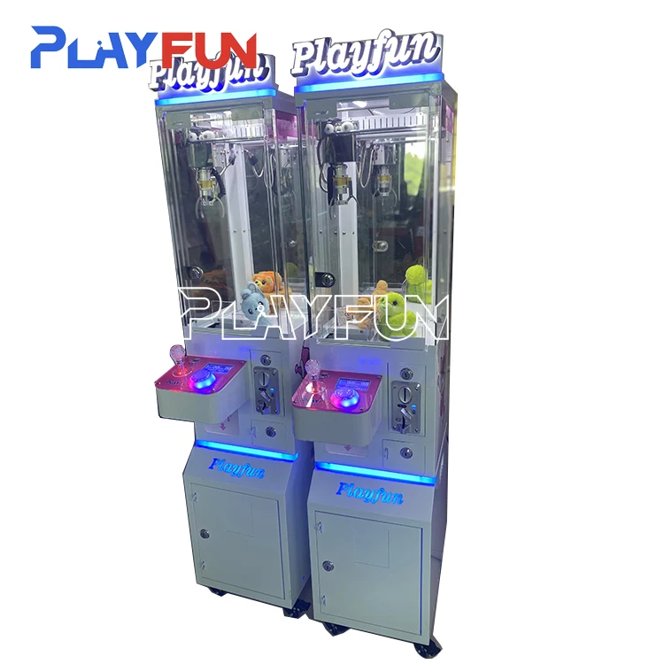Playfun  platform hot   coin operated claw crane machine   Mini claw machine      claw machine plush toys