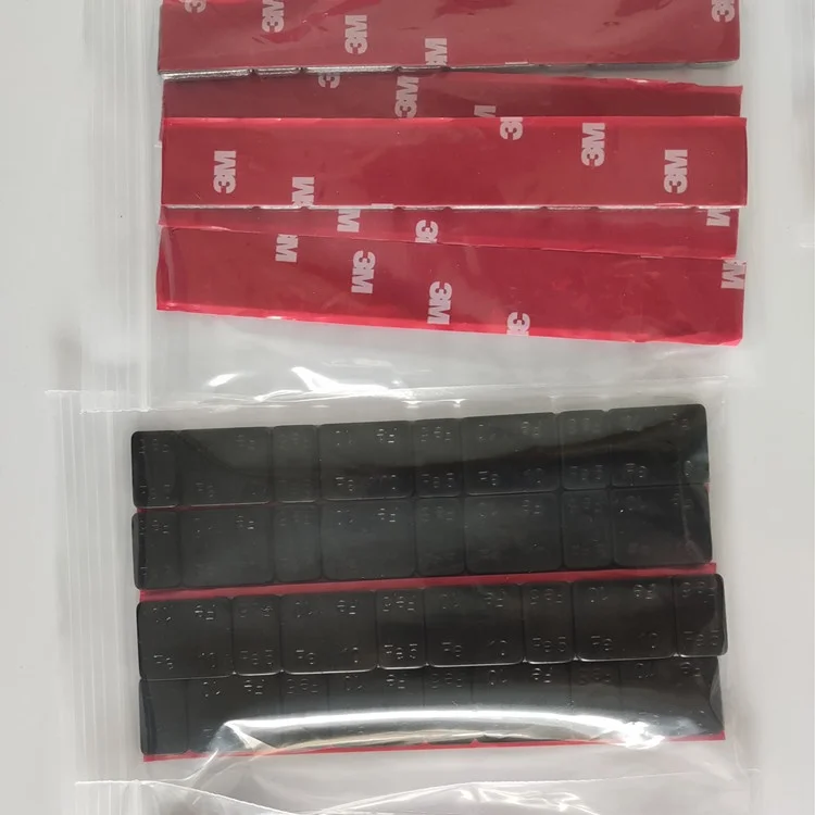 Fe Black coating Stick on Tire Wheel Balance Weight balancing weights