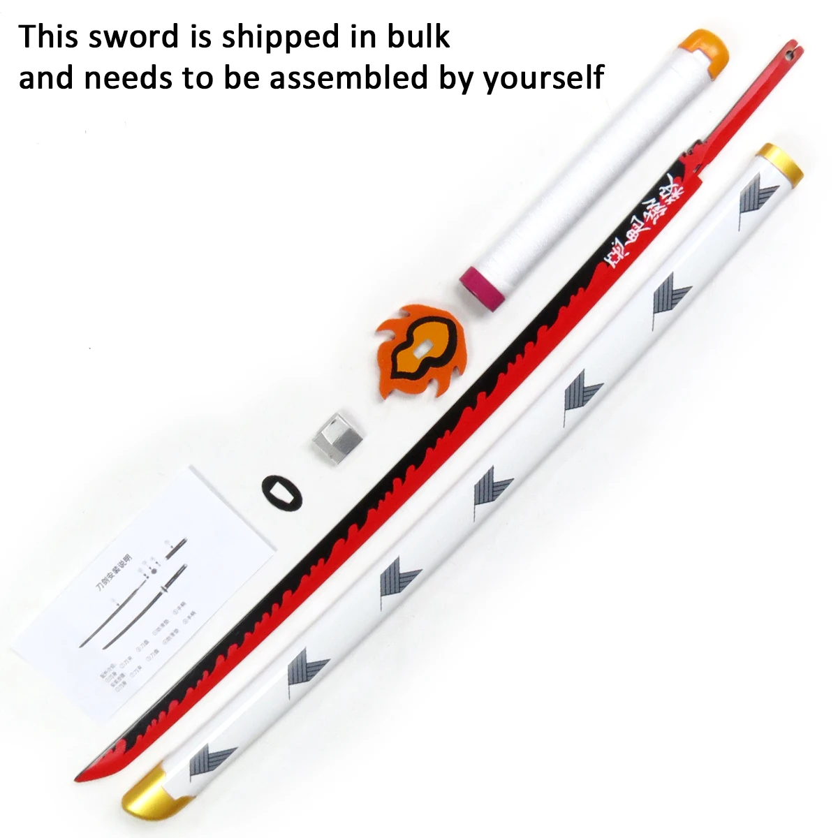 Popular  Anime Demon Slayer  Rengoku Kyoujurou  wooden toy sword in bulk