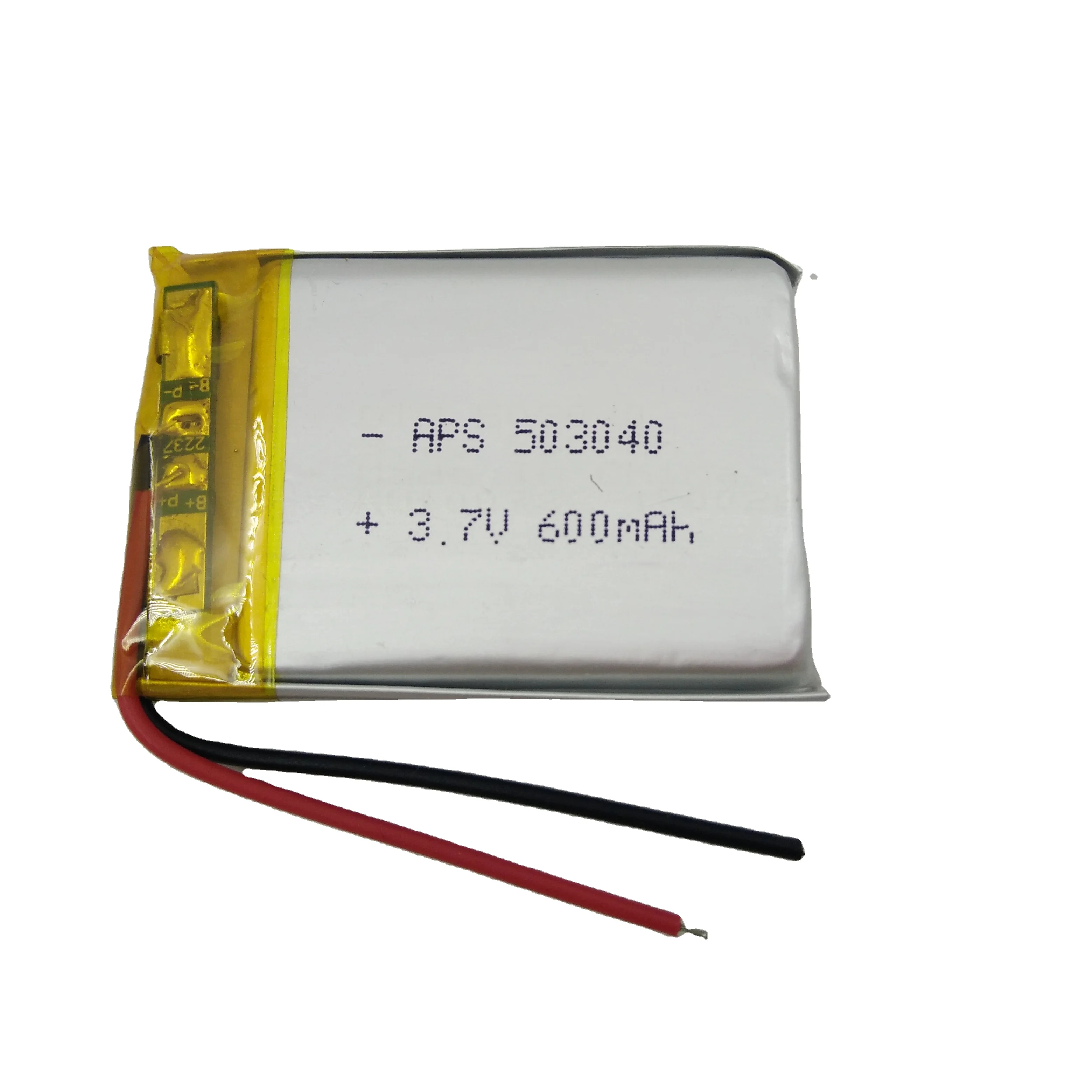 503040  3.7v 600mAh battery  li-polymer battery cell li ion rechargeable, lithium ion pouch lipo lithium nmc pouch cell battery
