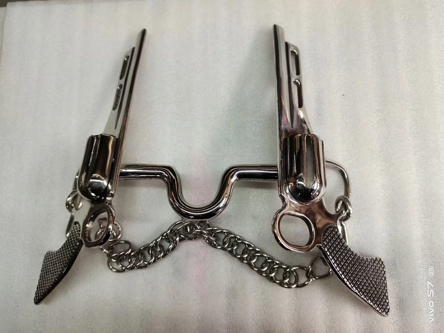 Horshi high quality horse bits stainless steel with chain English horse bits with cheap price