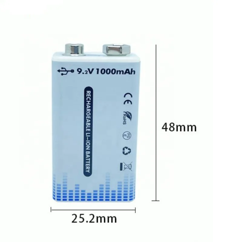 Lr20 triple a size aa 1.5v 9v li-ion batteries type-c micro usb rechargeable battery aa aaa 9v d type c