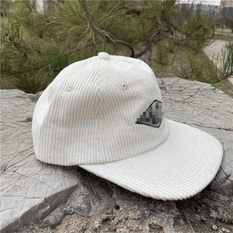 На заказ Низкопрофильная 6-панельная Вельветовая шляпа для папы с вышитым логотипом маленькая кривая Кепка неструктурированная