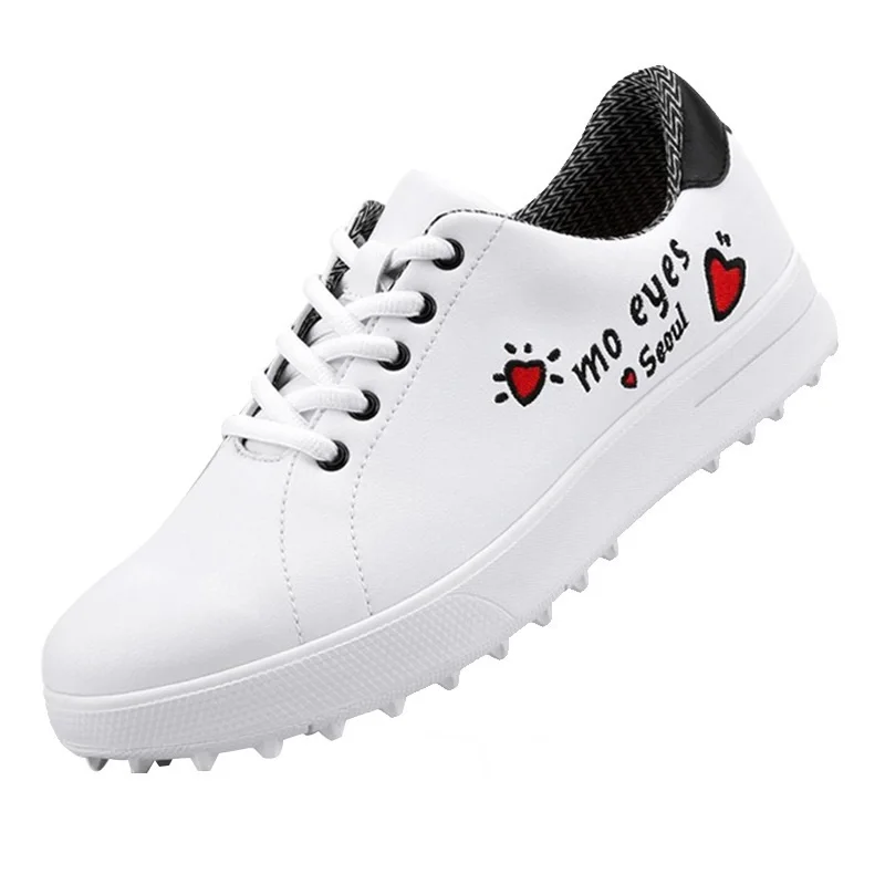 
Best Sports Waterproof Material Classic Womens Golf Shoes Sneaker White Eco Shoe For Golf For Lady 