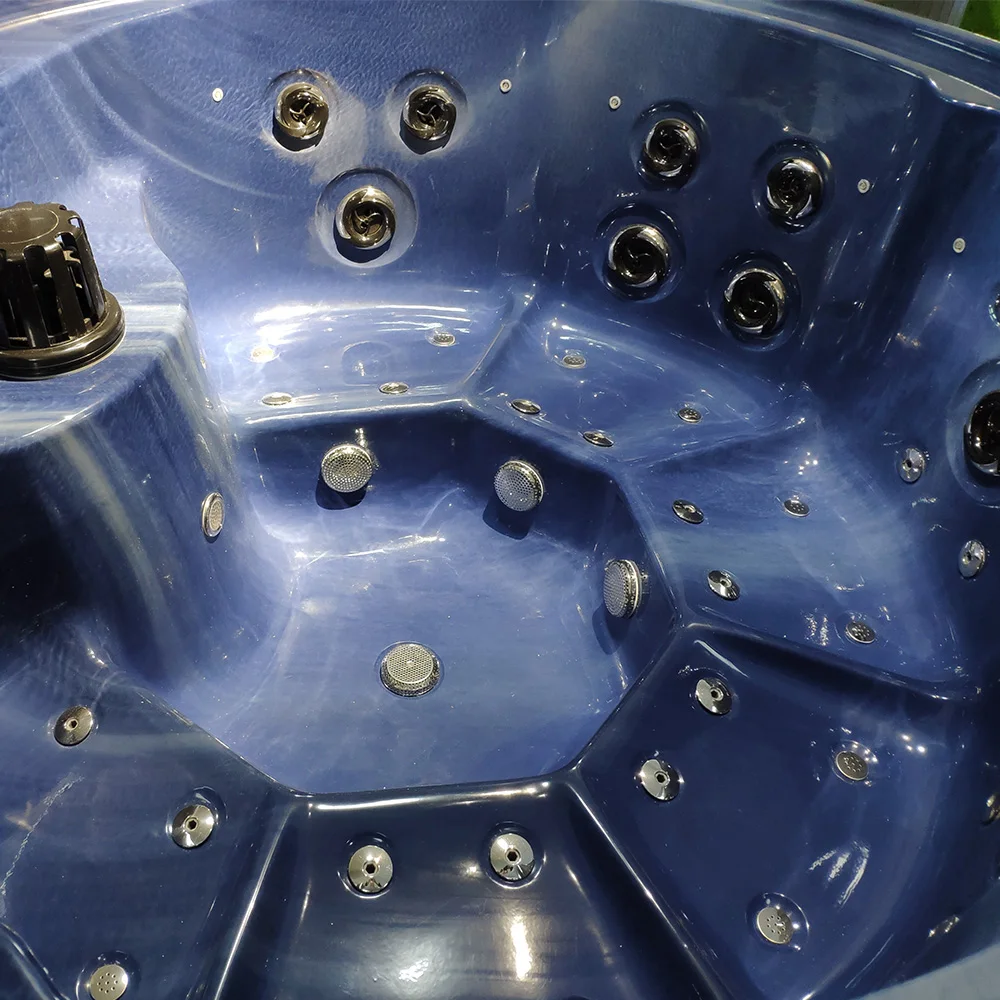 Classic acrylic 6 persons round whirlpool spa piscine outdoor BG-8811