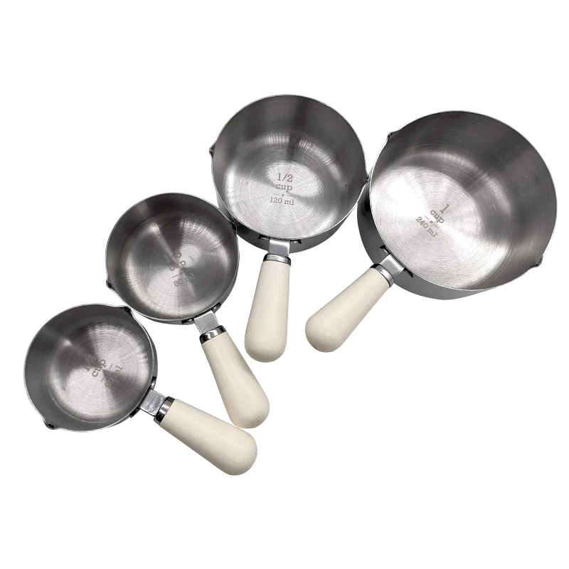 Stainless Steel Kitchen Measuring tools 4pcs Measuring Cup for Baking and Cooking