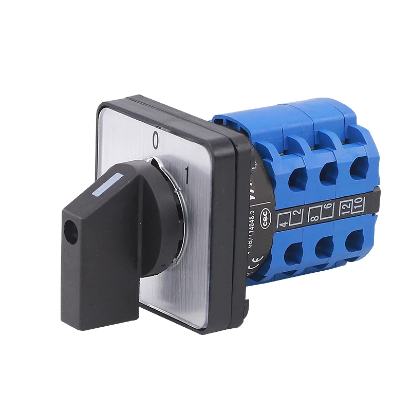 Lw26-20A 1P 0-1 2 Position Switches Rotary Cam Switch 3 Sections Changeover Switch