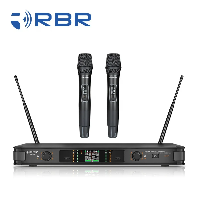 Высокое качество bm699 антенна разнообразие uhf беспроводной микрофон