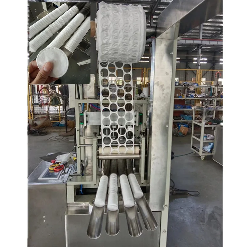 Makeup Removeal Pad Cutting Machine Equipment Custom Small Business Idea Cosmetic Cotton Pad Making Machine