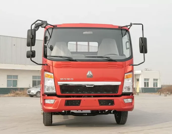 Cheapest 2ton 4ton lorry truck howo Mini 4X2 Diesel Light Cargo Truck For sale