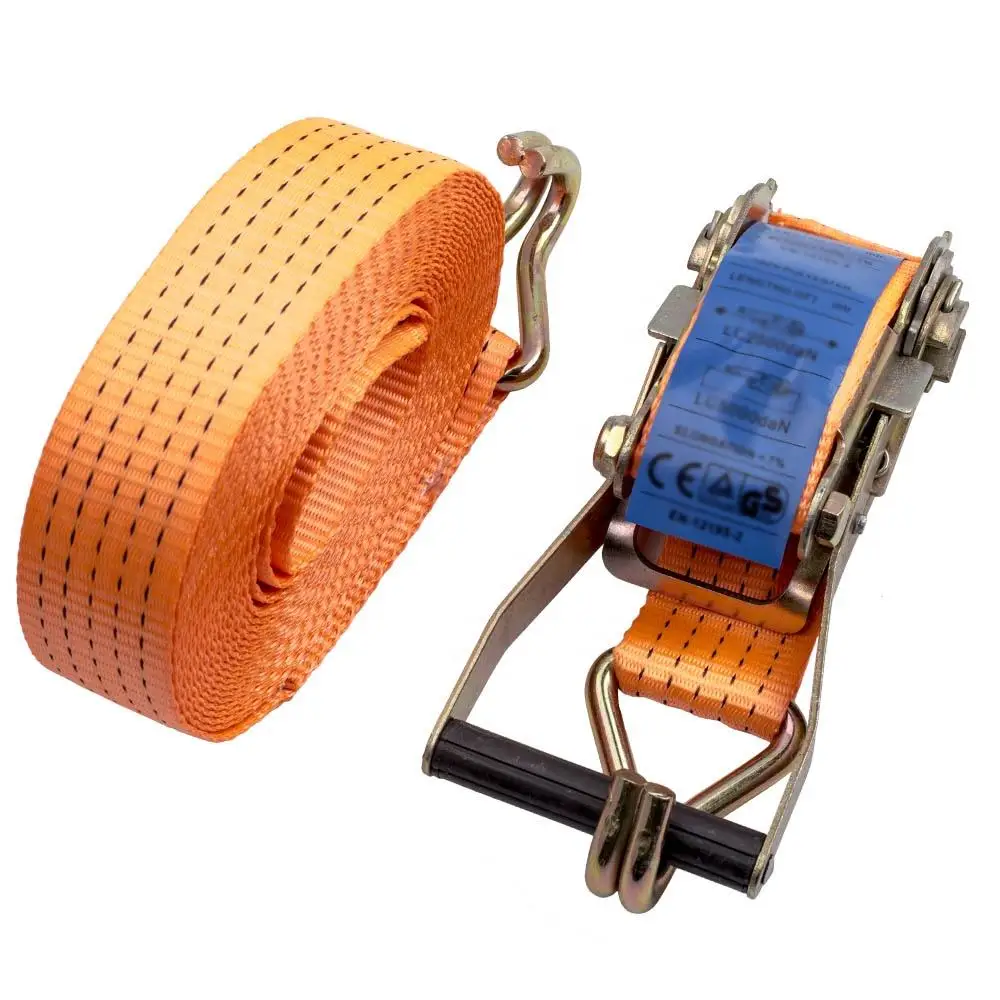 Webbing Belt Metal Buckle 5 ton Car Truck Trailer Cargo Control Lashing Belt Locking Tie Down Ratchet Buckle Cargo Lashing Belts