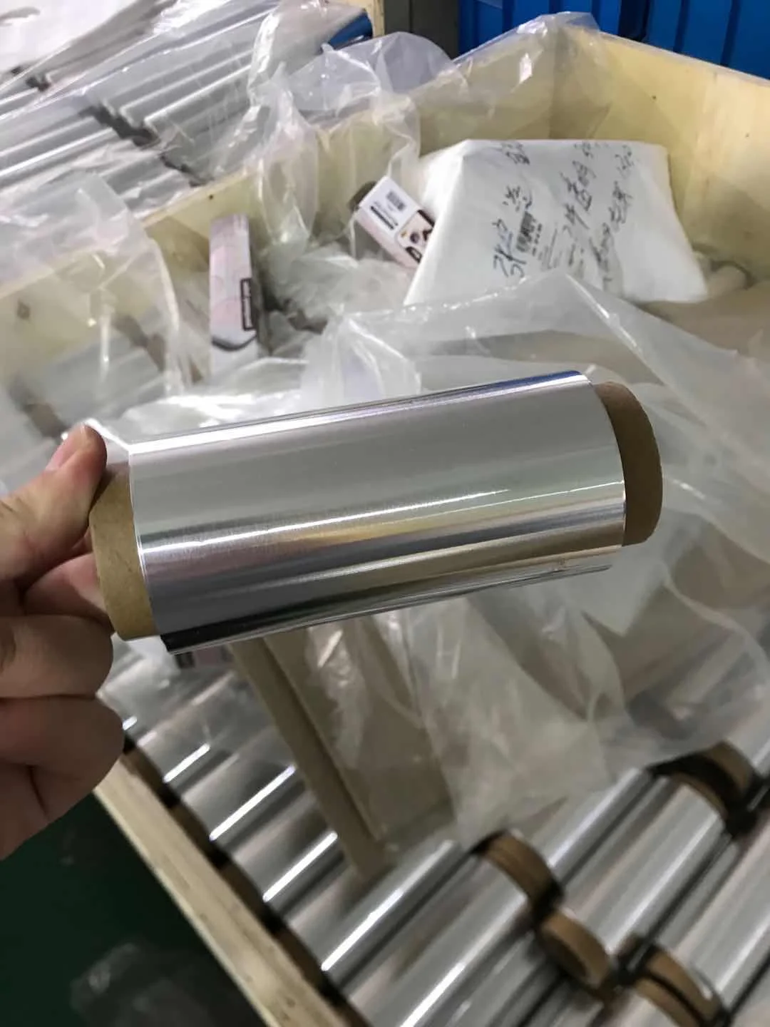 Food grade aluminum foil roll for hairdressing perm and dyeing and food packing