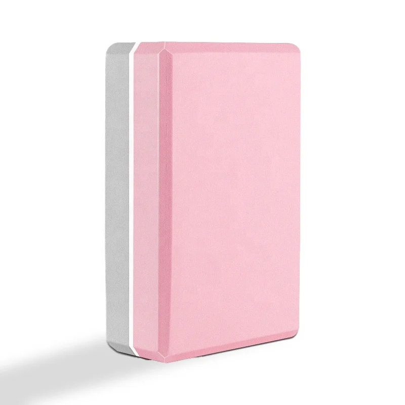 Two-color Yoga Block Non-Slip Surface Premium Foam Blocks Yoga Accessories for Fitness Stretching Toning