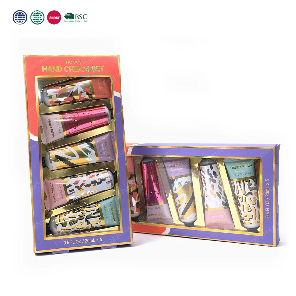 Private Label OEM Mini Size Cute Perfume Moisturizing Hand Cream Lotion Gift Set for Lady