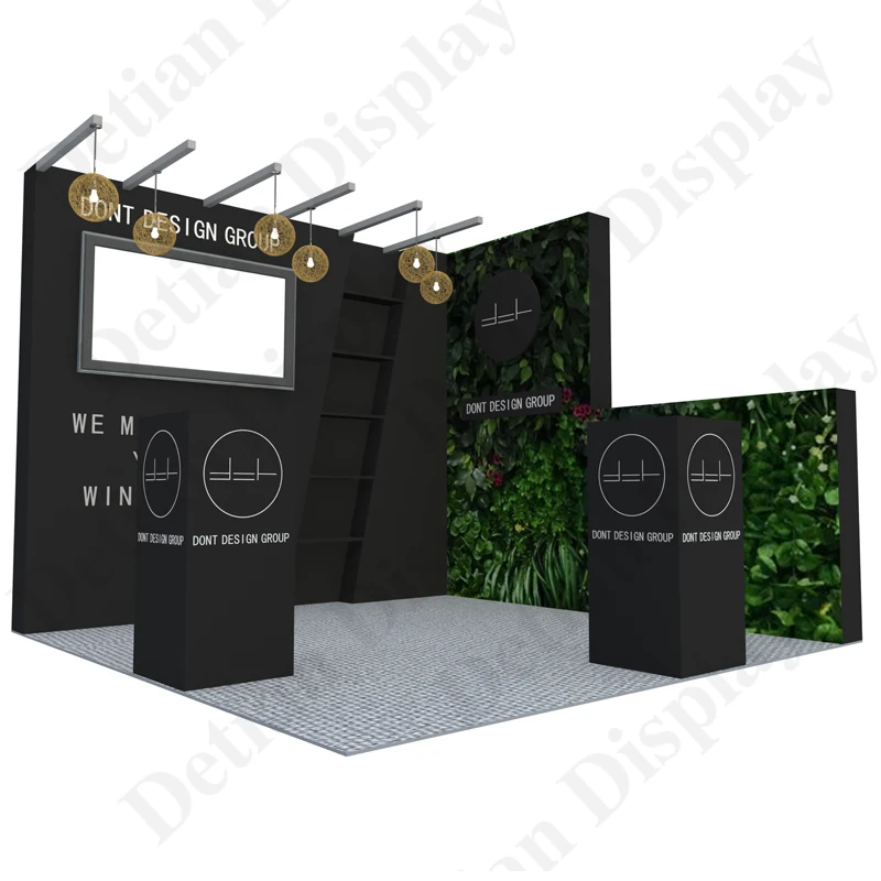10x10ft Индивидуальные Портативный модульная многоразовые выставка Trade Show стенд дисплей в