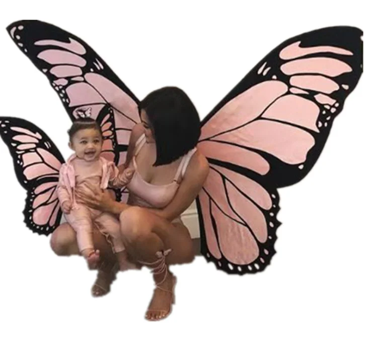 factory supply cosplay children adult stage butterfly wings fairy dress up halloween holiday costume