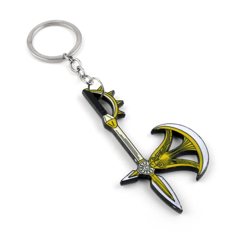 Wholesale Anime The Seven Deadly Sins Peripheral Protagonist Weapon Keychain Ax Pendant Key Holder In Bulk