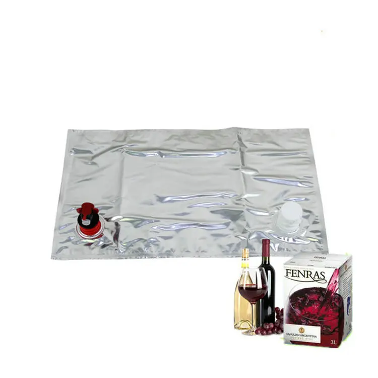 Bag in box 5l wine/plastic bag in box/wine dispenser bag