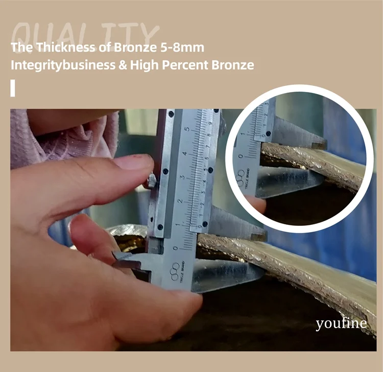 Bronze sculpture detail