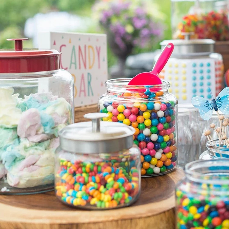 Контейнер для хранения еды толщиной 1 5 галлонов боковой контейнер банка Монтана с матовой металлической крышкой