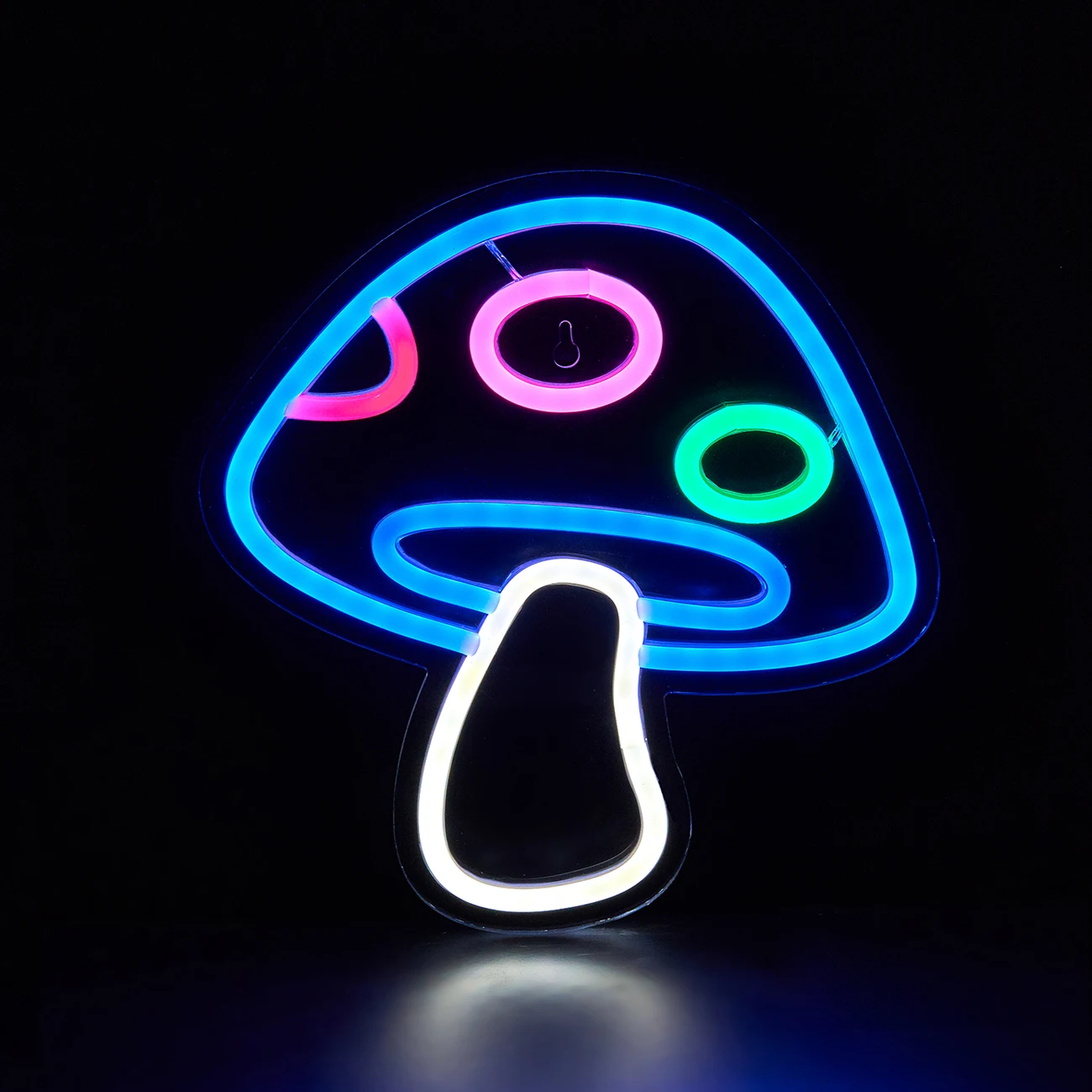 LED Pink/Red/Blue mushroom neon light mushroom led night lamp for party decor kids gift USB 5V 1.8m Decoration Light