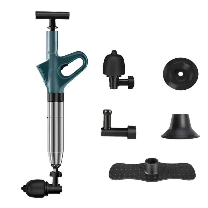 High Pressure Toilet Clog Remover Drain Unblocke Toilet Drain Plumb Plunger High Pressure Air Blaster Plunger Toilet Plunger