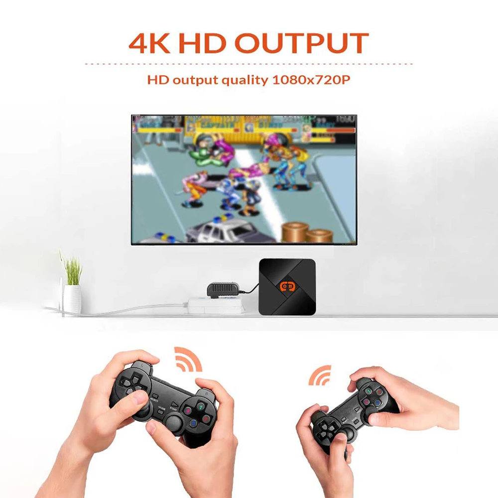 Низкая цена 4K hd видео ТВ коробка вставить литье двойная ручка управления iptv Смарт G5