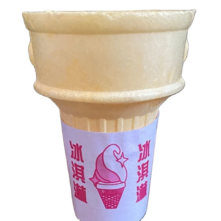 Высокое качество Мороженое вафельные конусы с лотком для бумаги