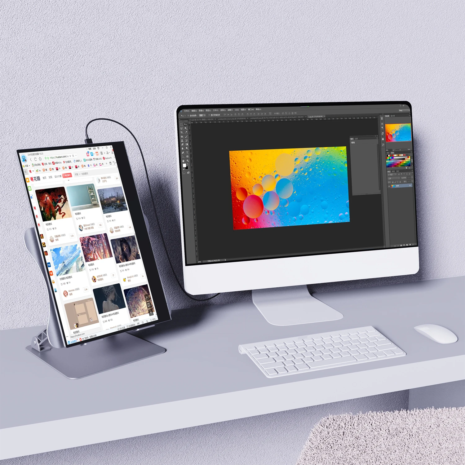 Drop Shipping 4K Portable Monitor 15.6 Inch Ultra-thin IPS 400nits LCD Computer Display with USB Type-C For Laptop PS4 Switch