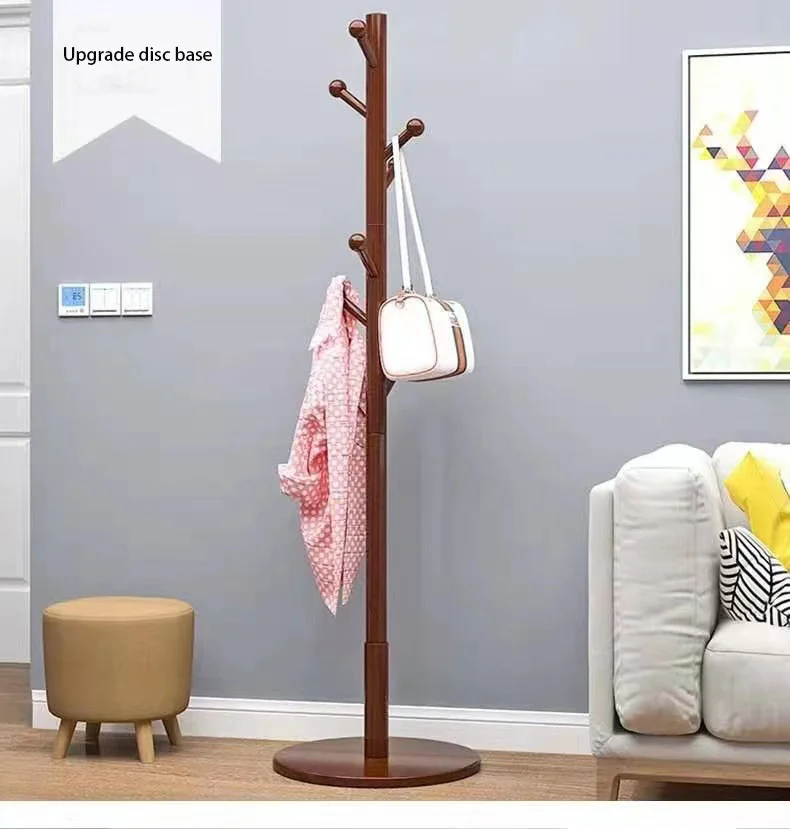 
High-grade wooden erection type coat and hat rack 