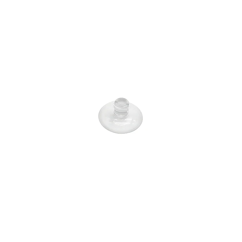 Heavy Duty Small Vacuum Glass Clear Suction Cup 25MM Side Hole For Bathroom Sundries