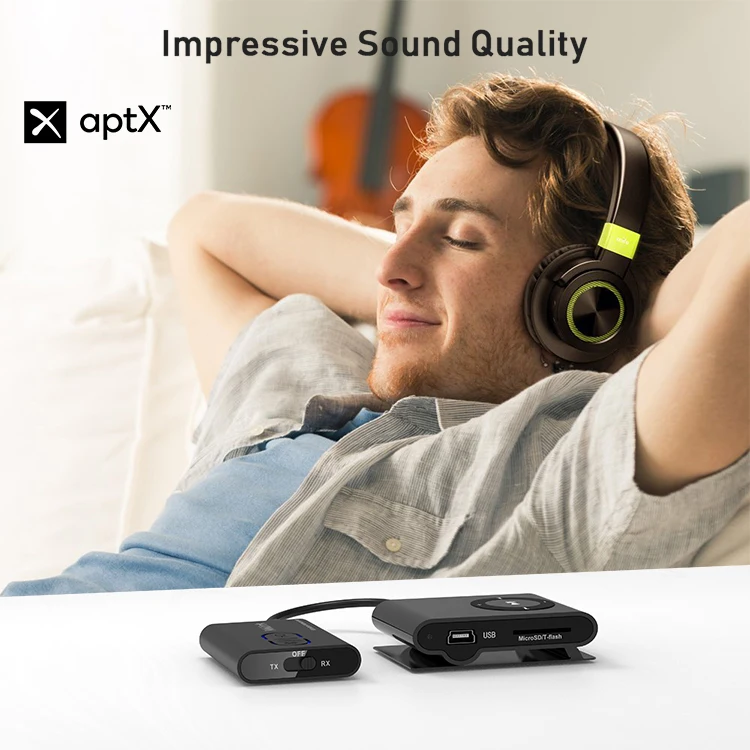 Автомобильный Bluetooth 5,0 RX TX аудио адаптер aptX HD BT5.0 адаптер Adaptador Emisor Receptor 3,5 мм Bluetooth Aux передатчик приемник