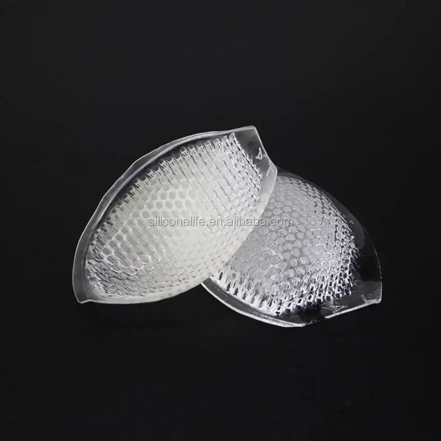 Thick Round Magical Silicone Transparent Chest Pad Inserts Breathable Hole Swimsuit Underwear Women