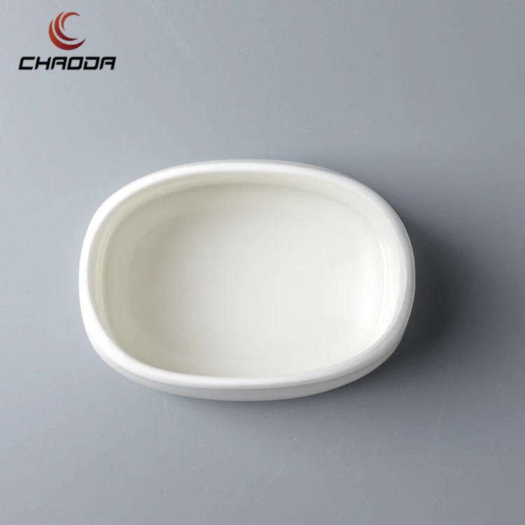 4 inch oval sugar bowl restaurant hotel white porcelain chinaware party supplies tableware white Ceramic sugar bowls