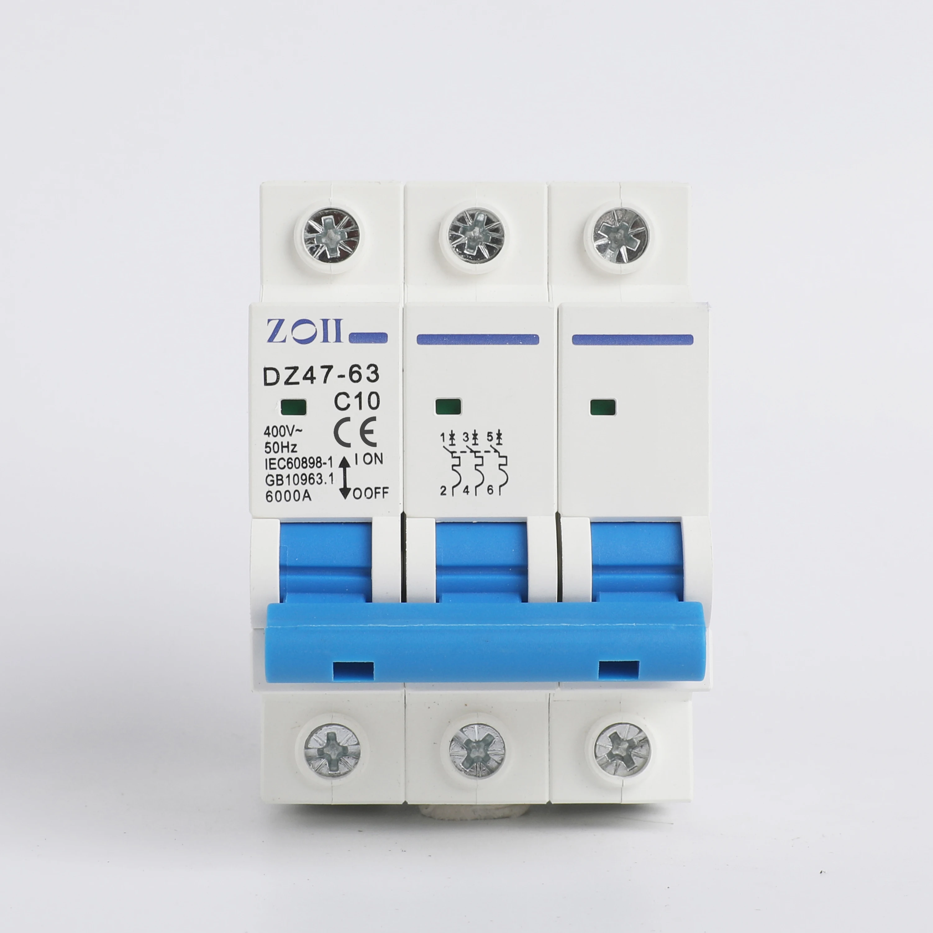 Ce Current Breaker 2Pole Mcb 20A 550V 800V Dc Breaker Mini Solar Dc Mcb Miniature Circuit Breaker