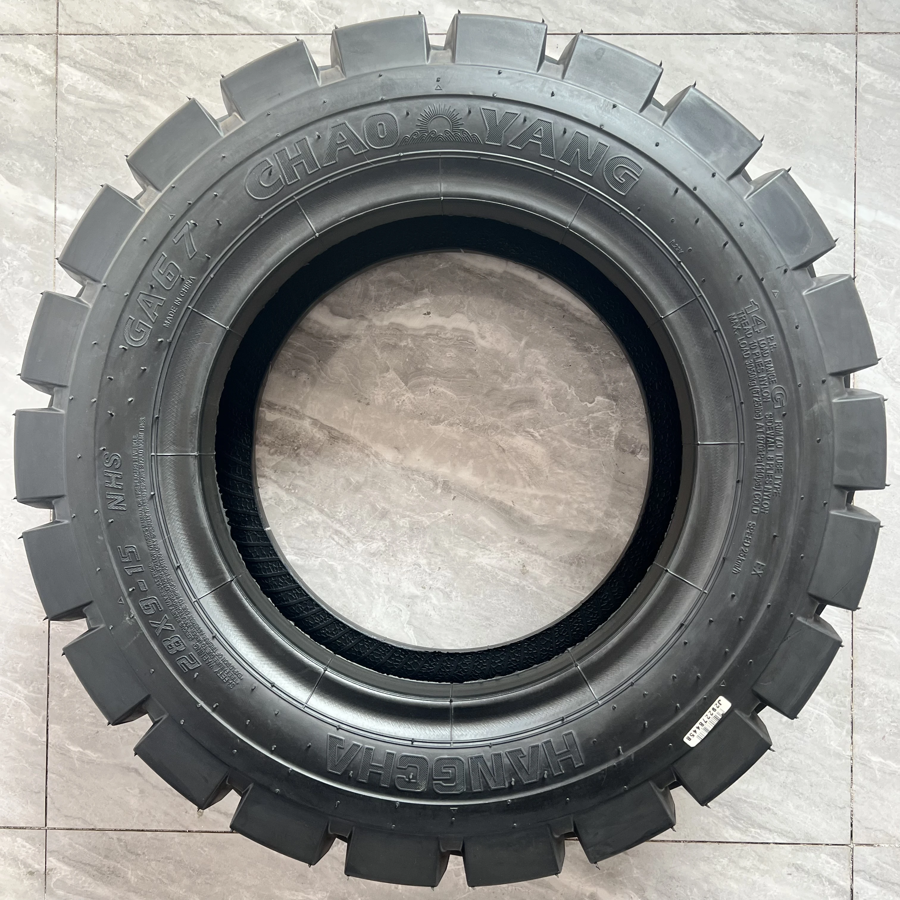 massive tread block forklift tyre  pneumatic tires 6.00/7.00-9 7.00-12