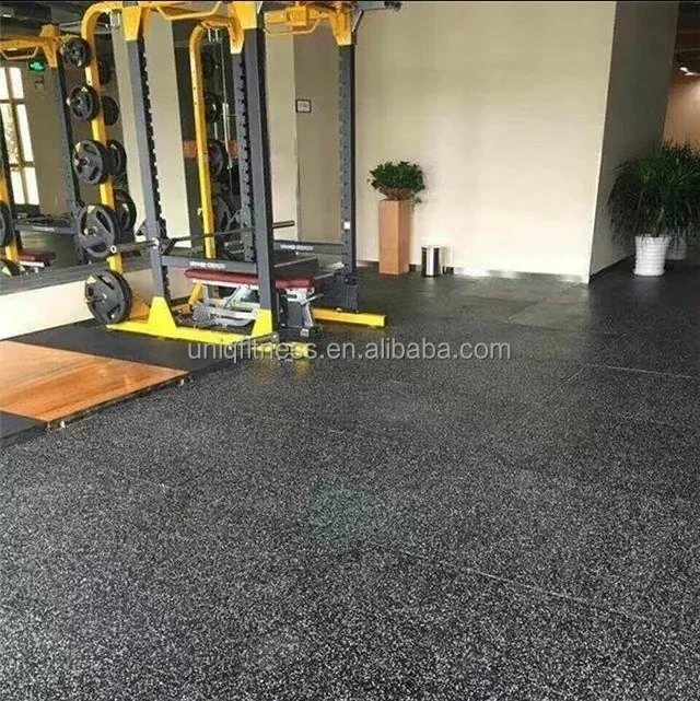 UNIQ High Quality Gym Accessories Wholesale Price Durable Epdm Gym Rubber Mat Flooring