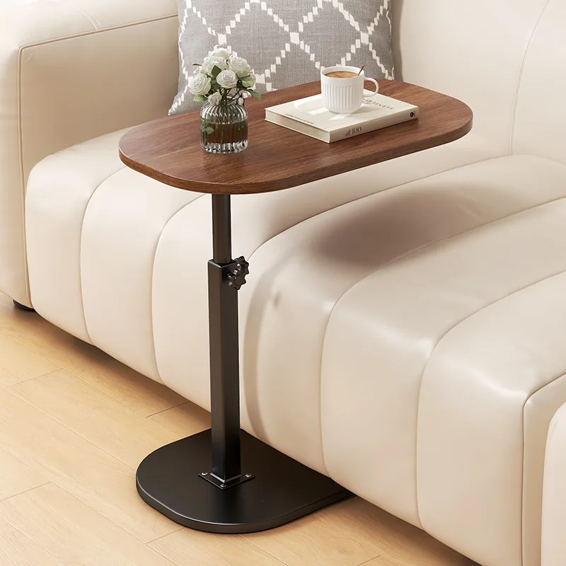Nordic Elevatable End Table 360 Degree Rotatable C Shape Coffee Table Balcony Living Room Furniture Luxury Corner Side Table